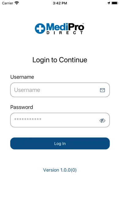 Zrzuty ekranu MediPro Direct - Examiner App