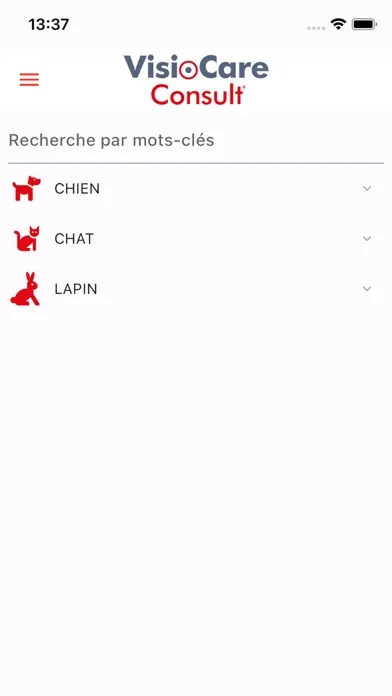Captures d'écran de VisioCare Consult Mobile