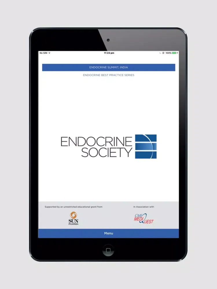 Endocrine Summit iPad  स्क्रीनशॉट