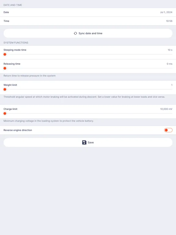 Tangkapan layar Vivera iPad 