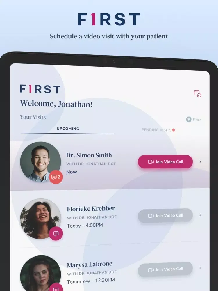 Screenshot di Montefiore FIRST Provider iPad 