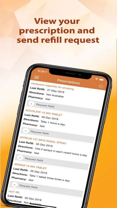 Скриншоты IMS Patient App