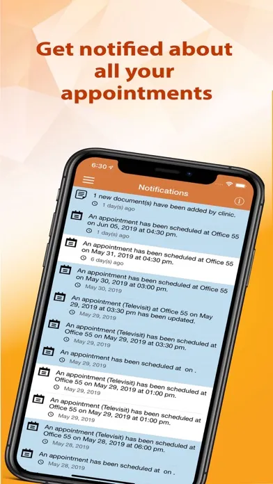 Скриншоты IMS Patient App