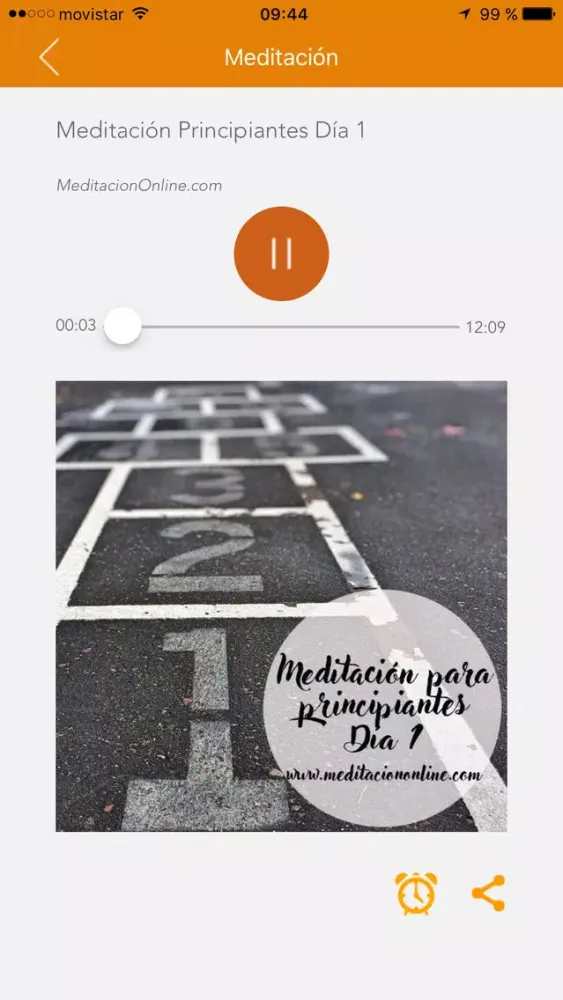 Screenshot di Meditación Online y Guiada