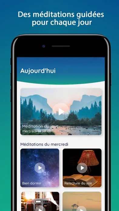 Capturas de tela do Meditatio - Méditation, prière
