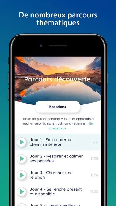 Capturas de tela do Meditatio - Méditation, prière