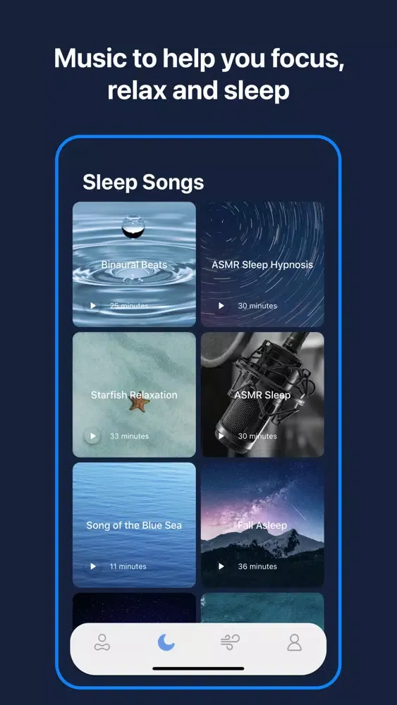 Tangkapan skrin Moment Meditation & Deep Sleep
