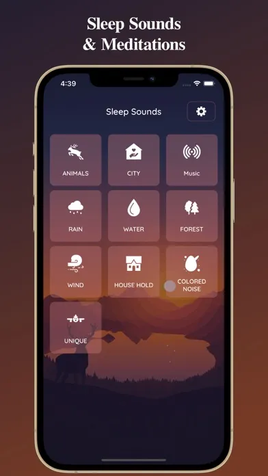 Tangkapan skrin Sleep Sounds and Meditations
