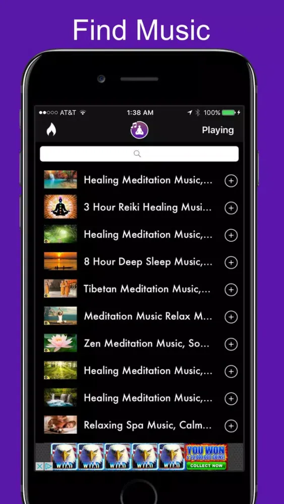 Screenshot di Meditation Music Playlist