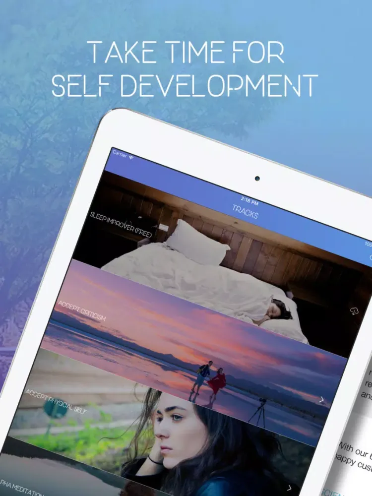 ภาพหน้าจอของ Mindfulness & Meditation App iPad 