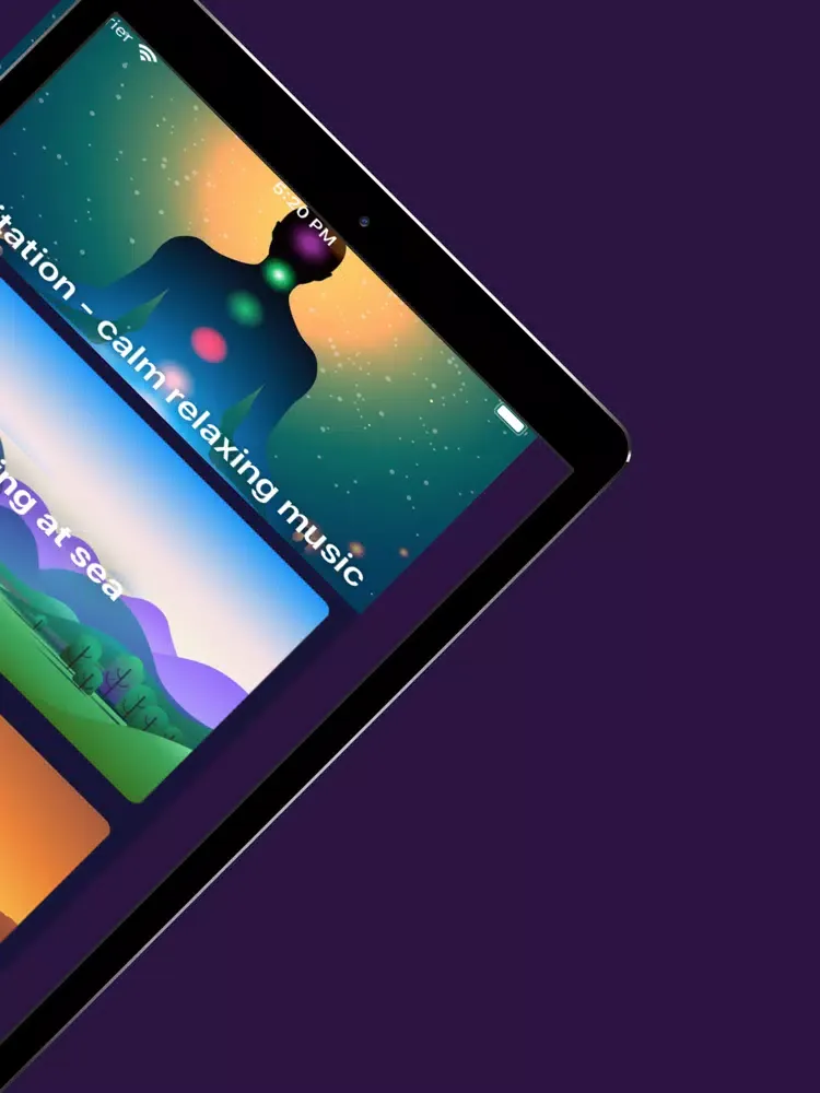 Tangkapan skrin Calm Meditation Music iPad 