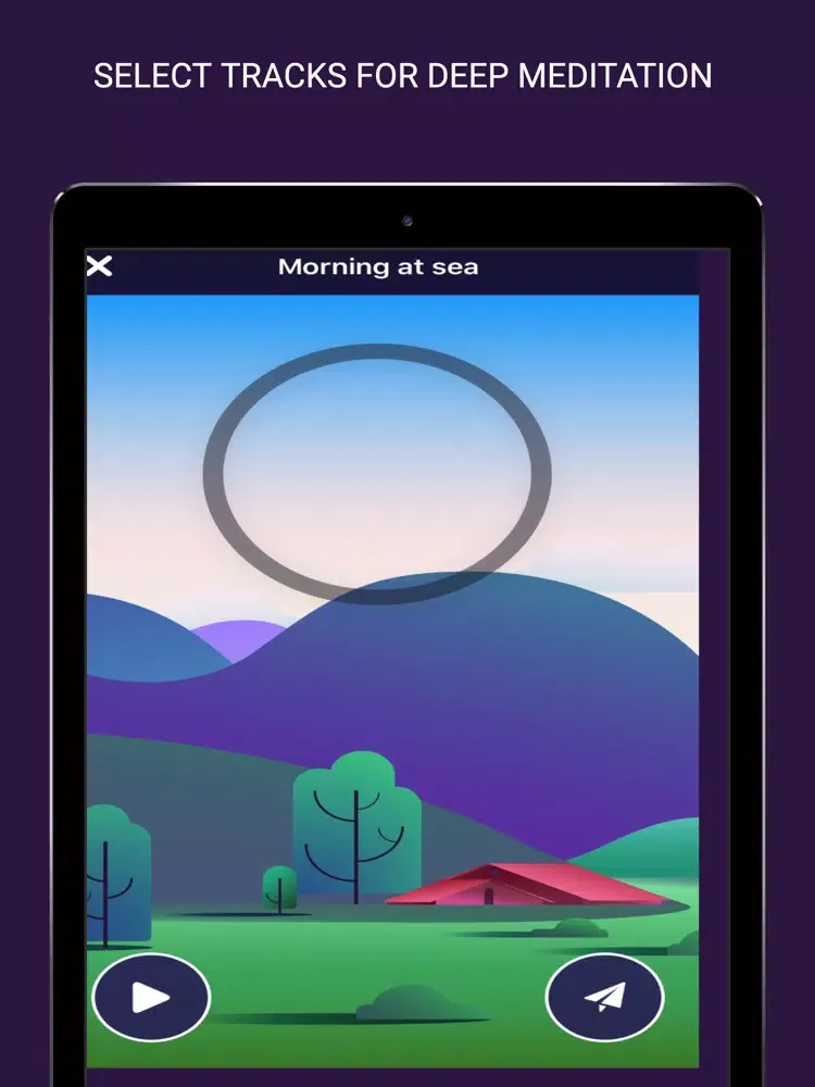 Tangkapan skrin Calm Meditation Music iPad 