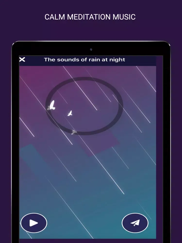 Tangkapan skrin Calm Meditation Music iPad 