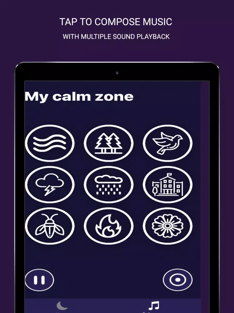 Tangkapan skrin Calm Meditation Music iPad 