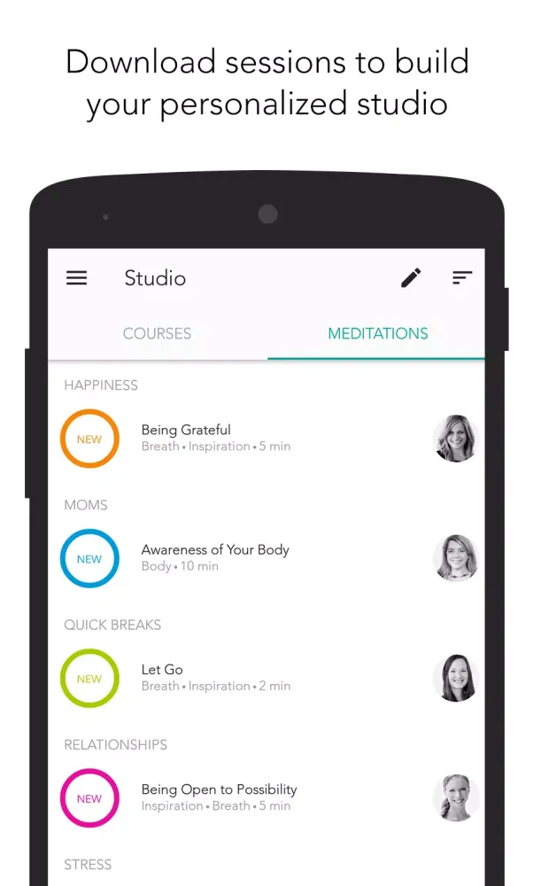 Capturas de pantalla de Meditation Studio