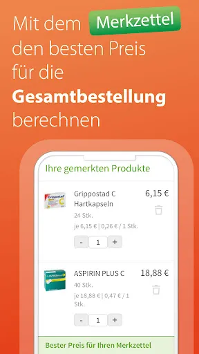 medizinfuchs - Preisvergleich Screenshots