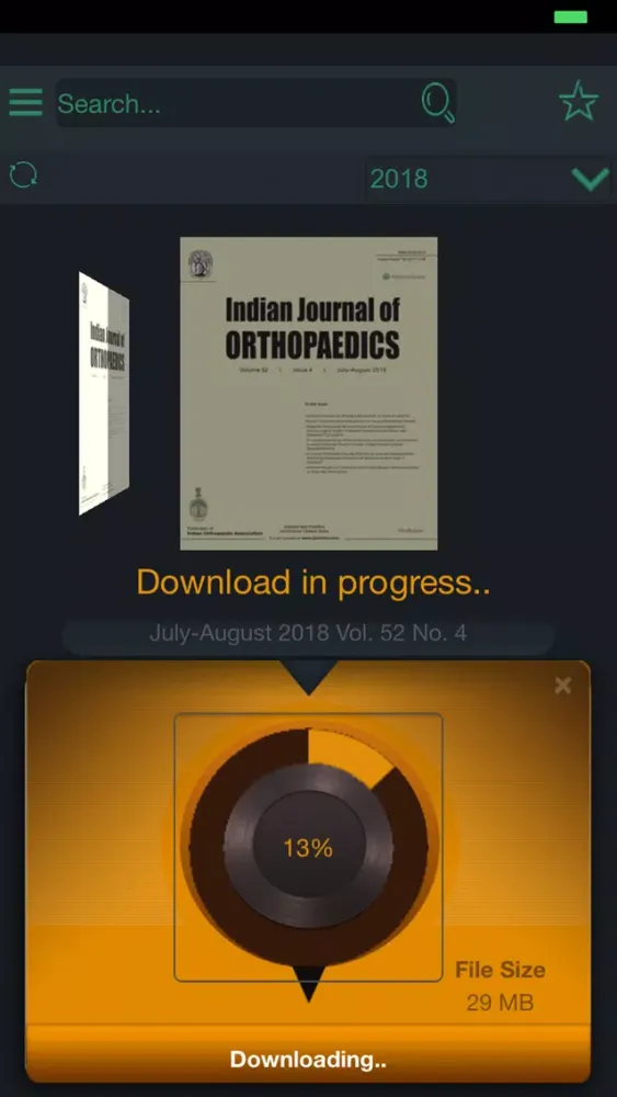 Indian J of Orthopaedics Screenshots