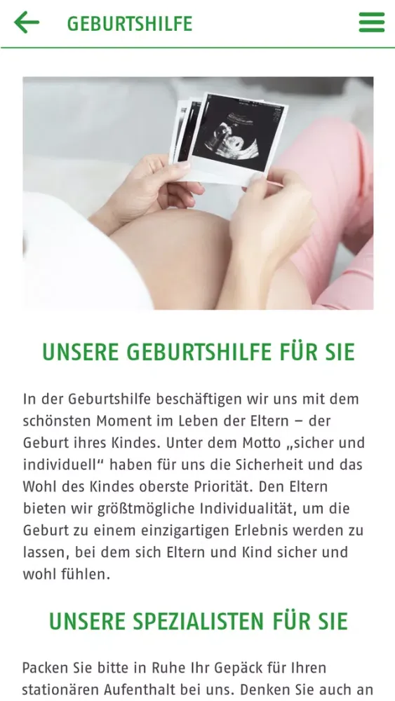 ภาพหน้าจอของ Helios Hünfeld Kliniken App