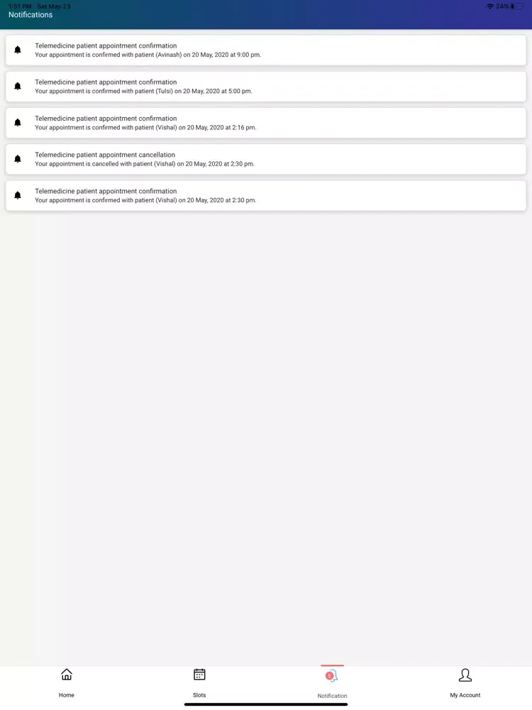 Digi Healthcare - Doctor app iPad  Screenshots