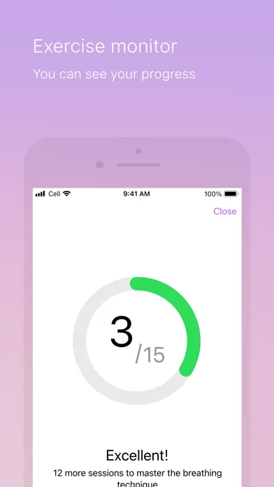 Capturas de pantalla de PreggyBreath for preggy women