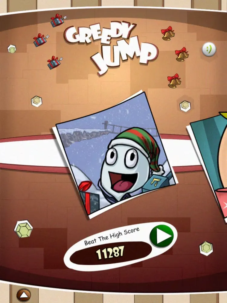 Screenshot di Greedy Jump – The Holiday Egg Jumping Treasure Hunt iPad 