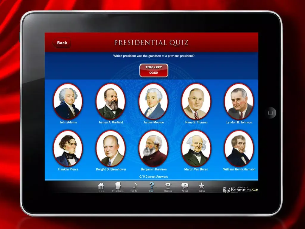 Britannica Kids: US Presidents iPad  سکرین شاٹس