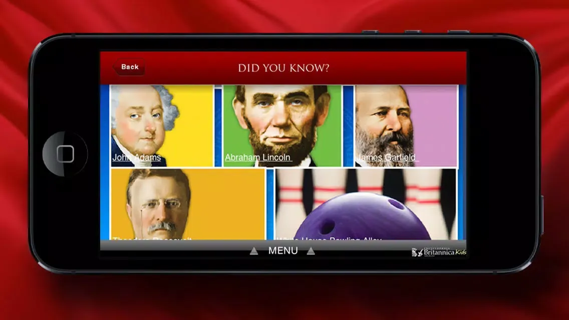 Britannica Kids: US Presidents سکرین شاٹس
