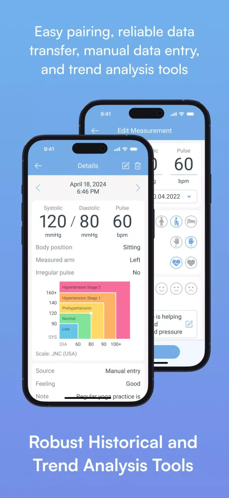 Blood Pressure Diary by MedM سکرین شاٹس