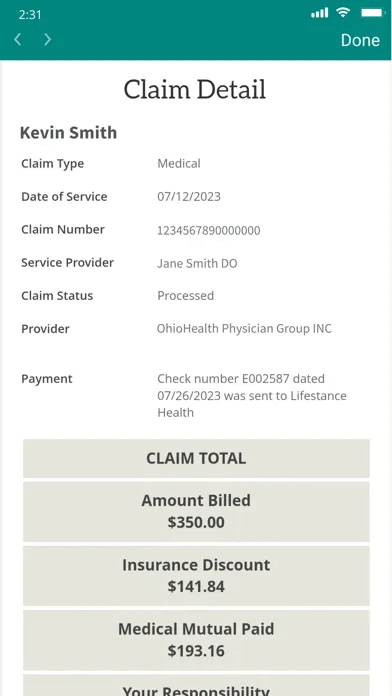 MedMutual Screenshots