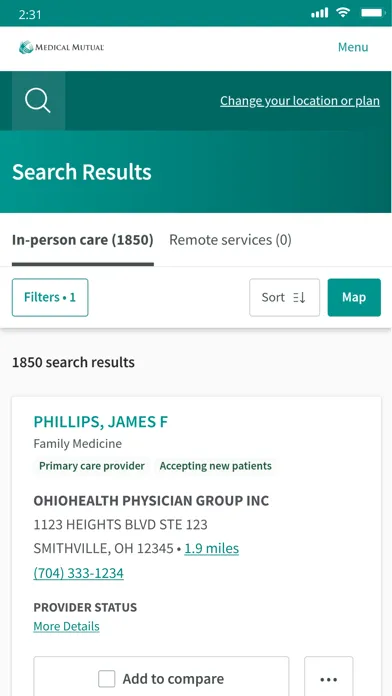 MedMutual Screenshots