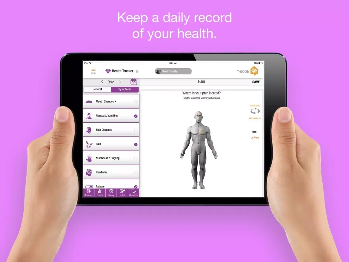 Captures d'écran de Medocity COPD Care - 360 degree Virtual Care at Home iPad 