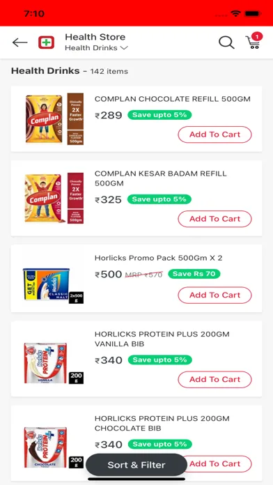 ภาพหน้าจอของ MedPlus Mart - Online Pharmacy