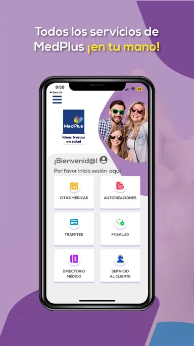 Capturas de pantalla de Medplus APP