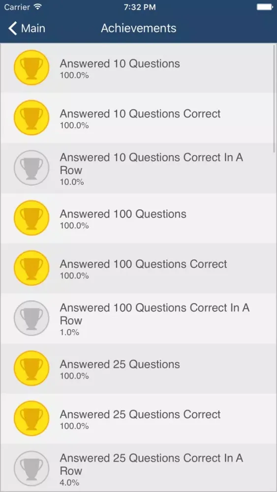 Capturas de tela do ASVAB Test Prep