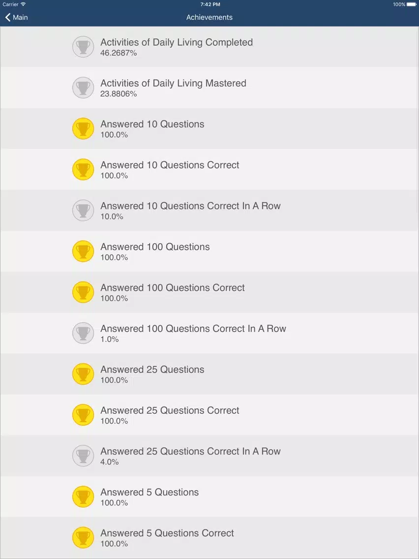 CNA Test Prep iPad  Screenshots