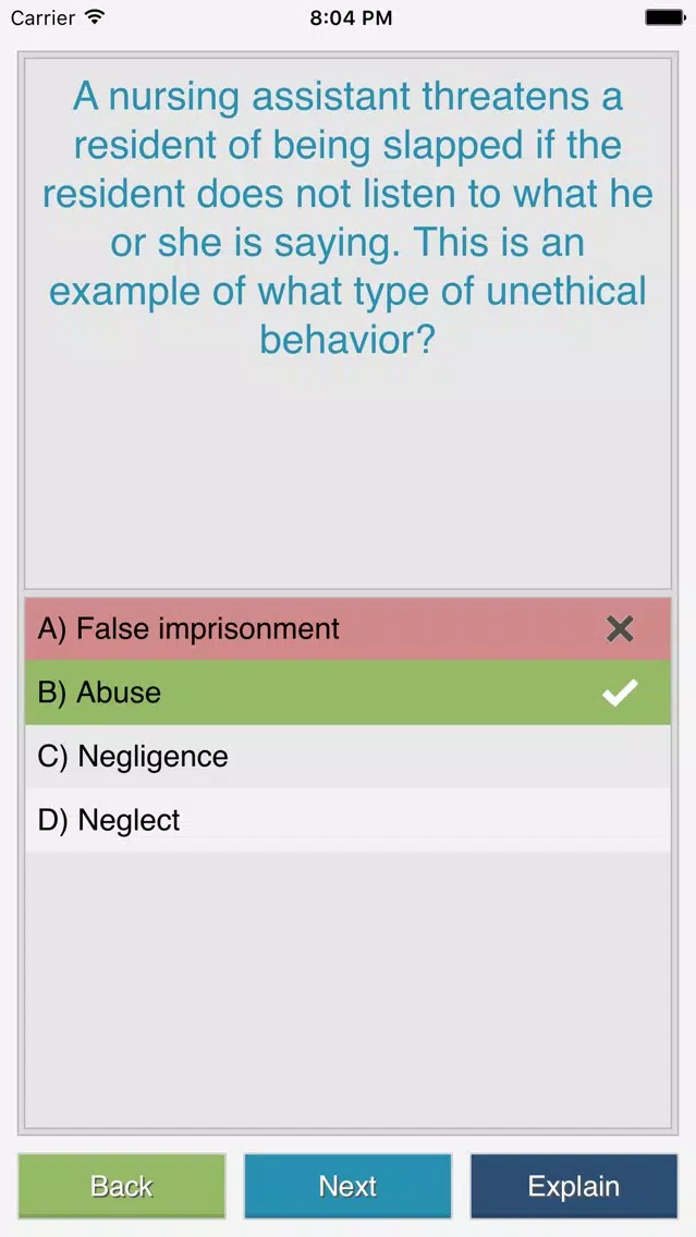 CNA Test Prep Screenshots