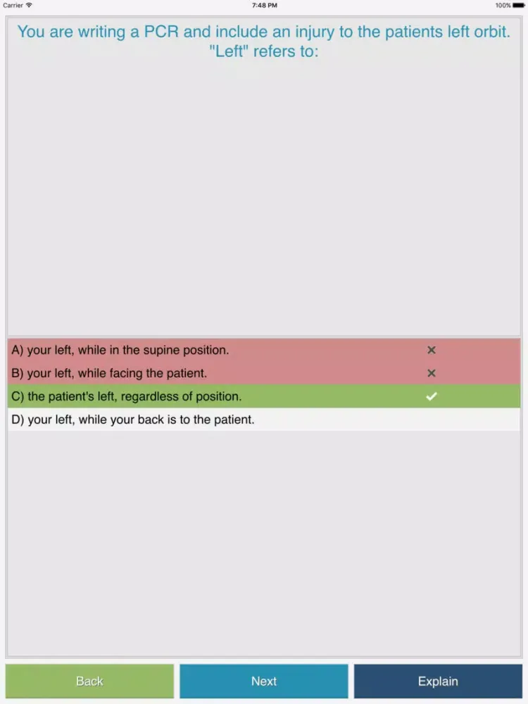 Screenshot di NREMT EMT Test Prep iPad 