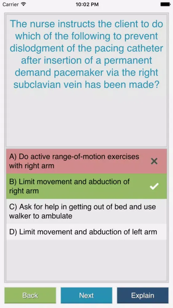 Capturas de pantalla de NCLEX Test Prep