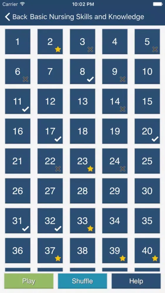 Capturas de pantalla de NCLEX Test Prep