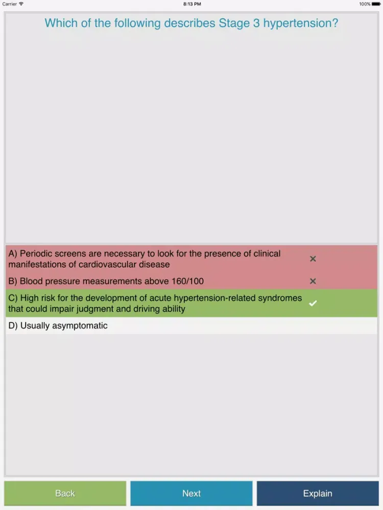 Ảnh chụp màn hình của NRCME Test Prep iPad 