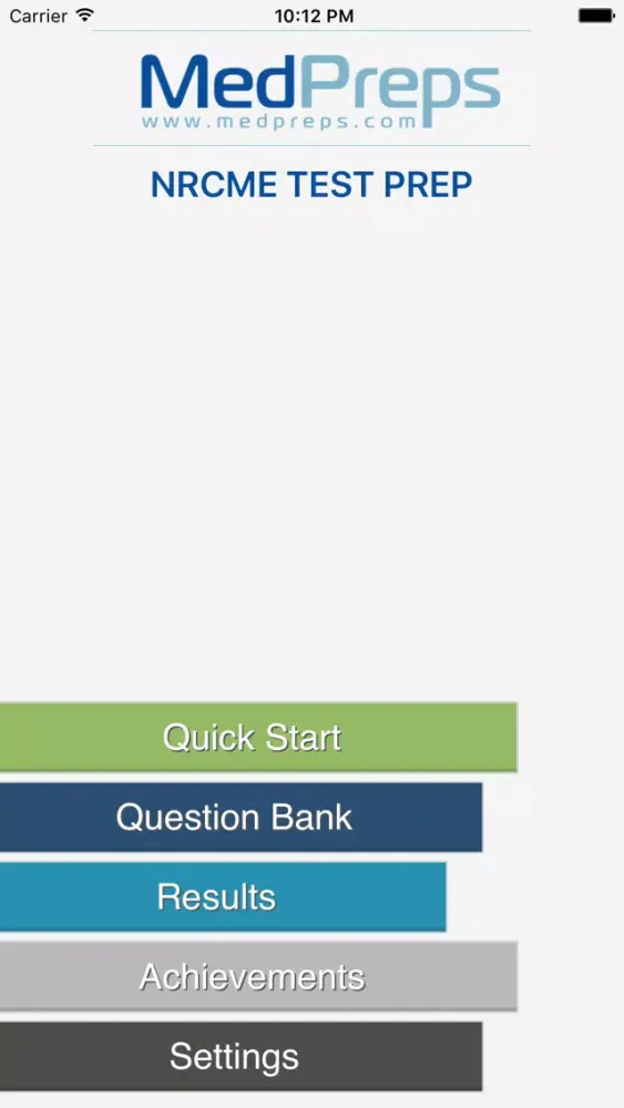 Ảnh chụp màn hình của NRCME Test Prep