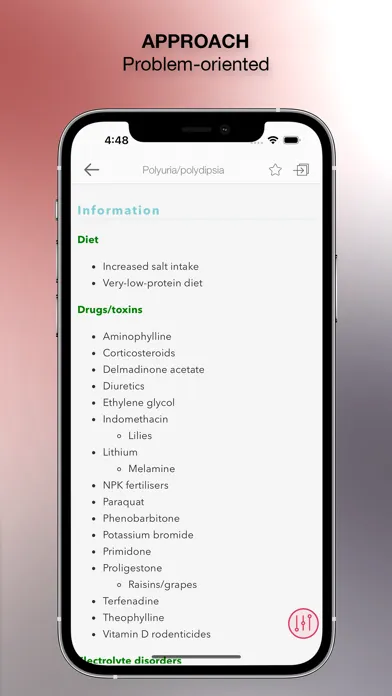 Captures d'écran de DDx in Small Animal Medicine