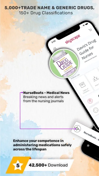 Screenshot di Davis’s Drug Guide for Nurses