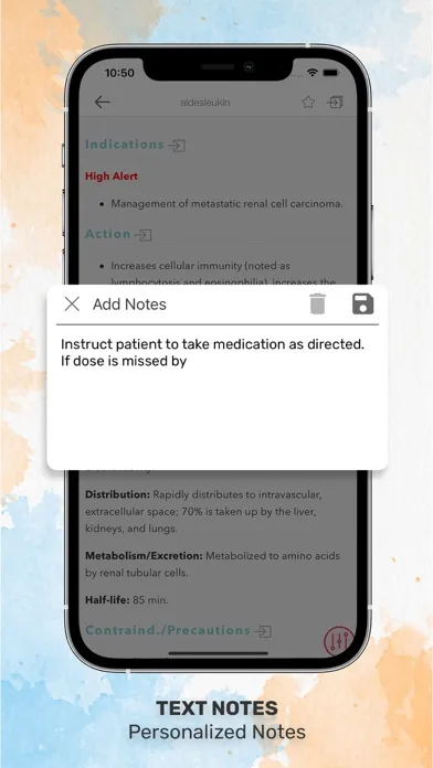 Screenshot di Davis’s Drug Guide for Nurses