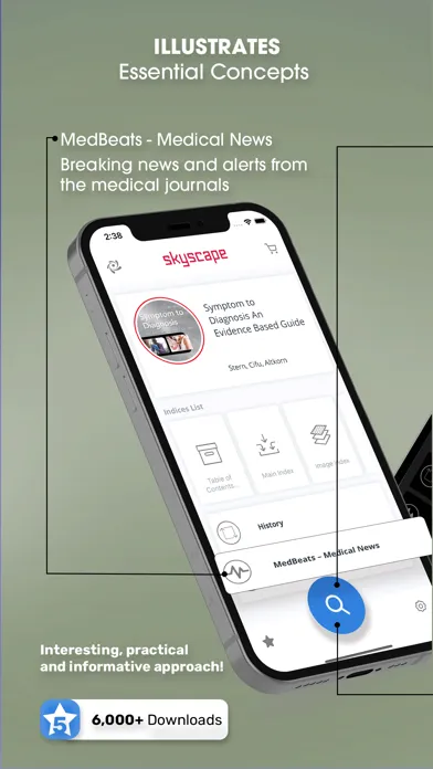 ภาพหน้าจอของ Symptom to Diagnosis EB Guide