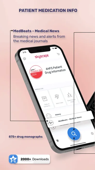 ASHP Patient Drug Info Screenshots