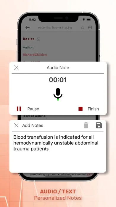 Ảnh chụp màn hình của 5 Minute Emergency Medicine