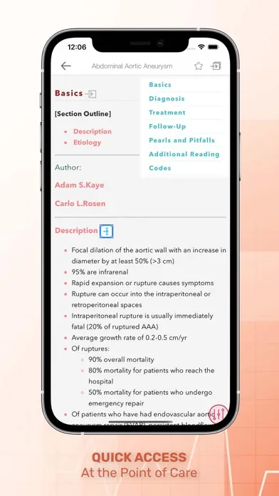 Ảnh chụp màn hình của 5 Minute Emergency Medicine