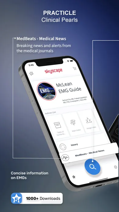 Capturas de tela do McLean EMG Electrodiagnostic