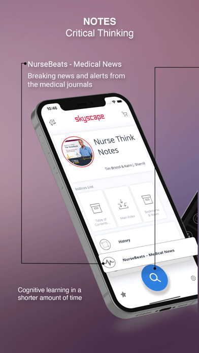 NurseThink® NoteBook Screenshots